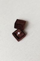 Treasured Ringbox - chocolate brown