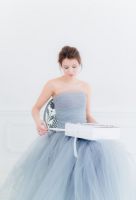 Ballerina Bride Box silber